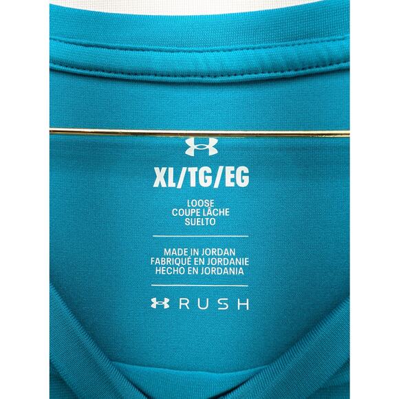 NWT Under Armour Men's UA Vanish Energy Short Sleeve Tee in Water sz XL - Picture 4 of 5